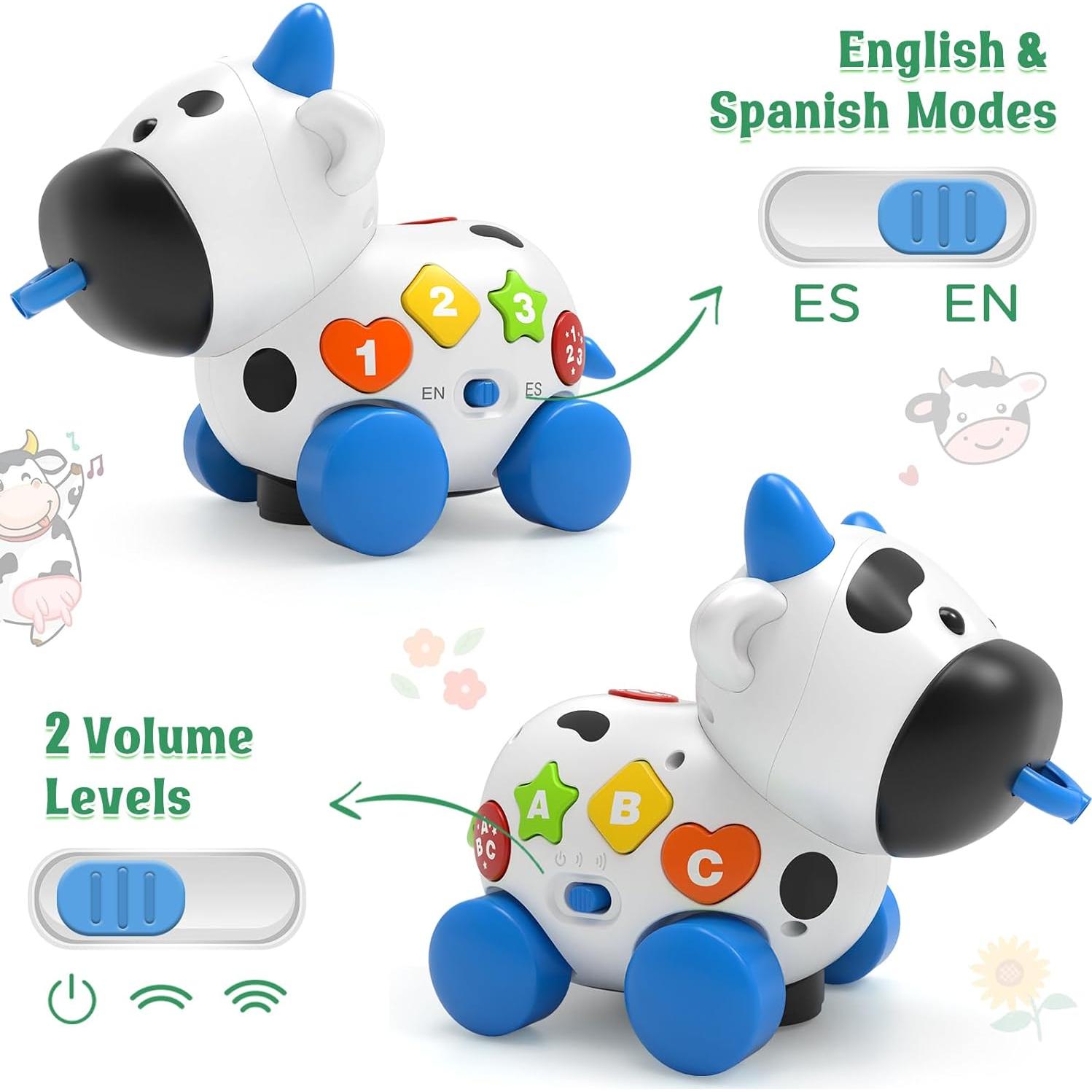 Juguete educativo Talkfun para bebés 6-18 meses, bilingüe