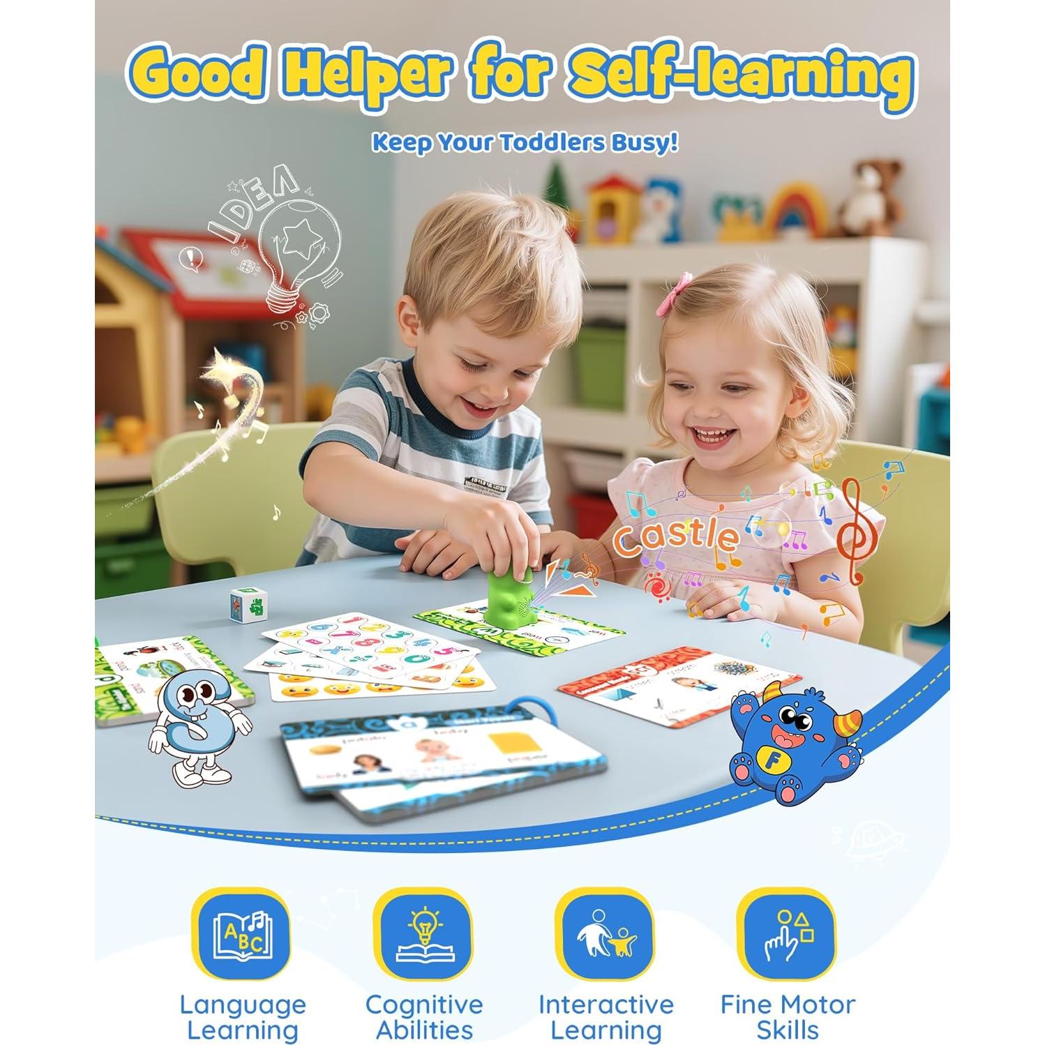 Juego de Lectura Sensorial TEKFUN con Lápiz Dinosaurio 73PCS