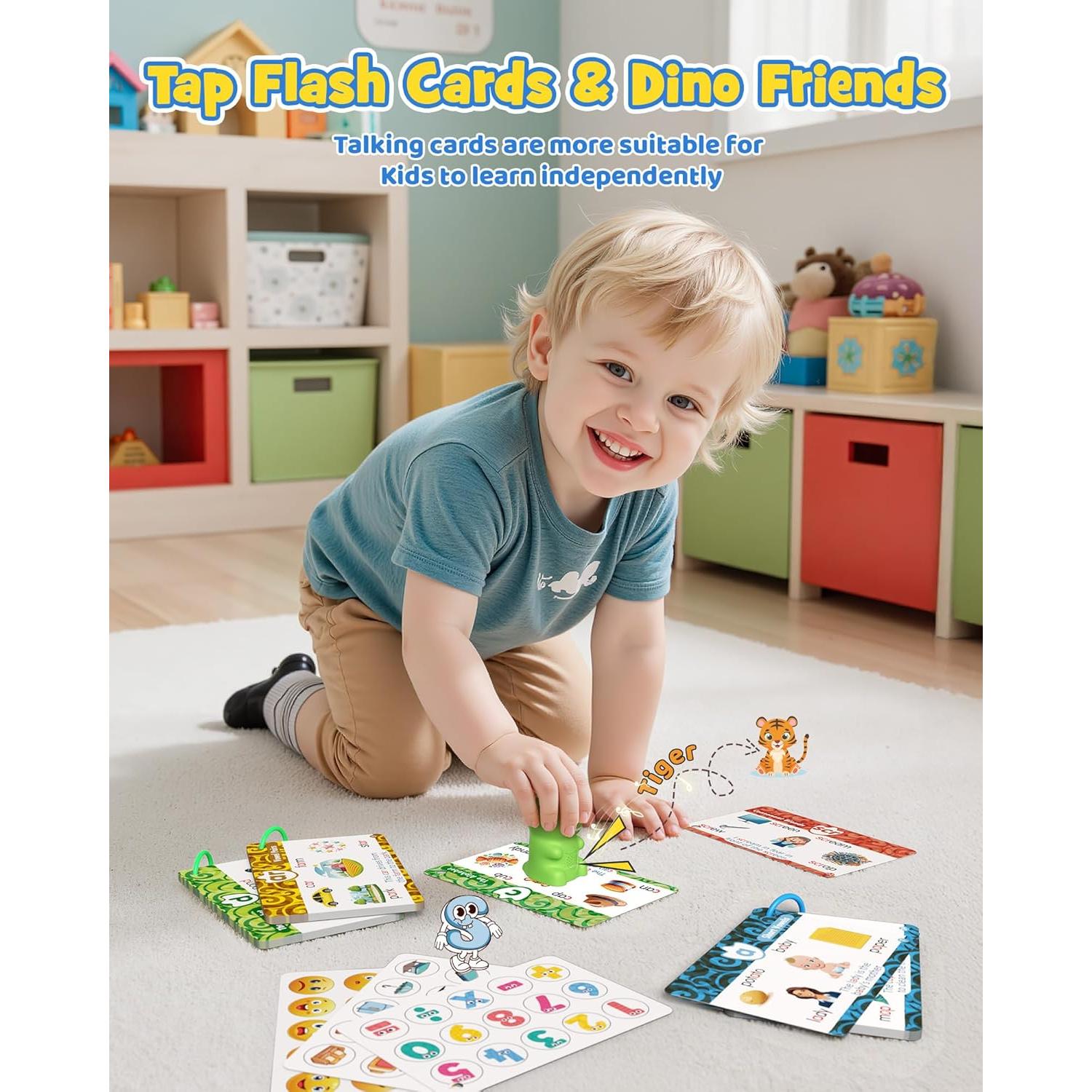 Juego de Lectura Sensorial TEKFUN con Lápiz Dinosaurio 73PCS