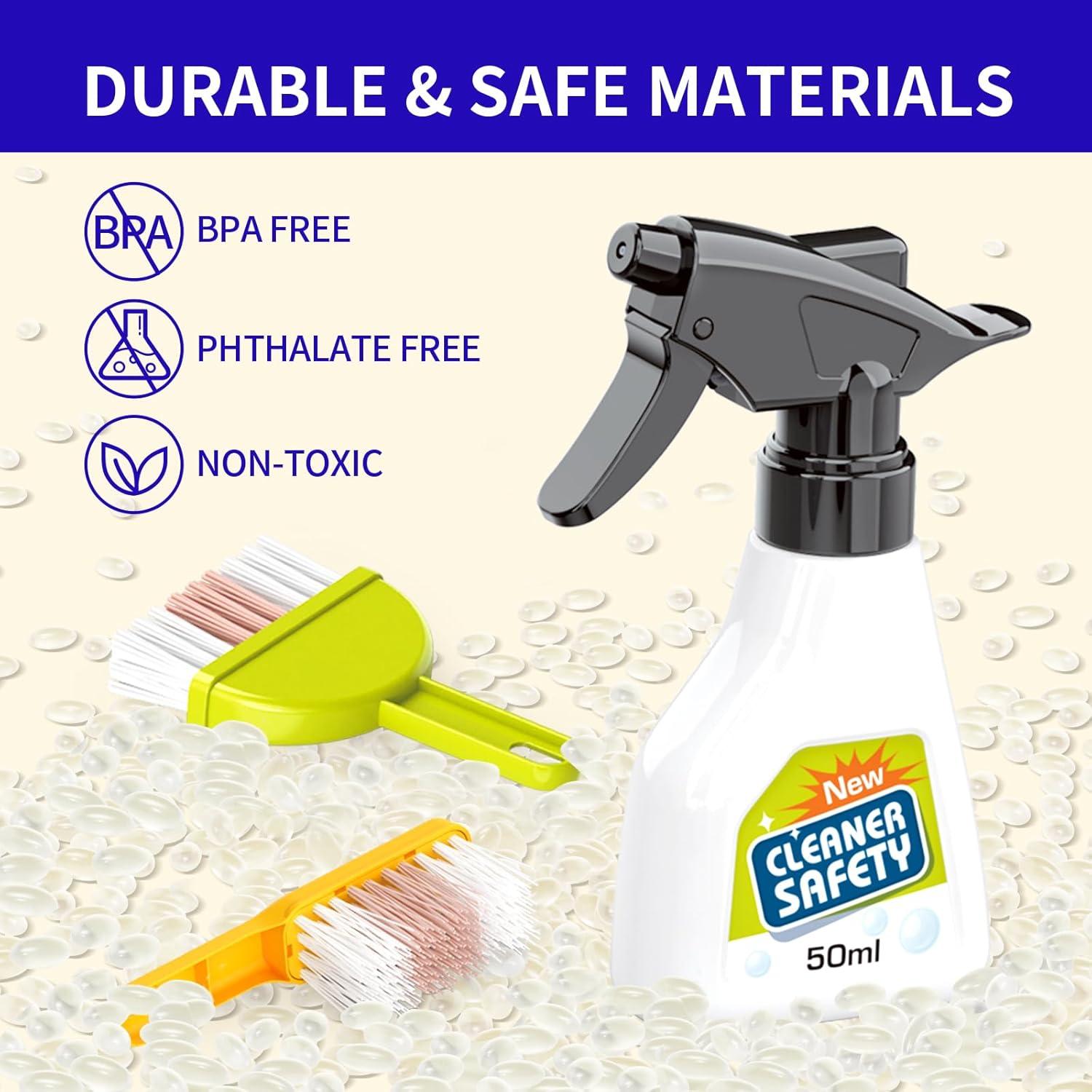 Juego de Carrito de Limpieza Pupu Pig para Niños - Azul