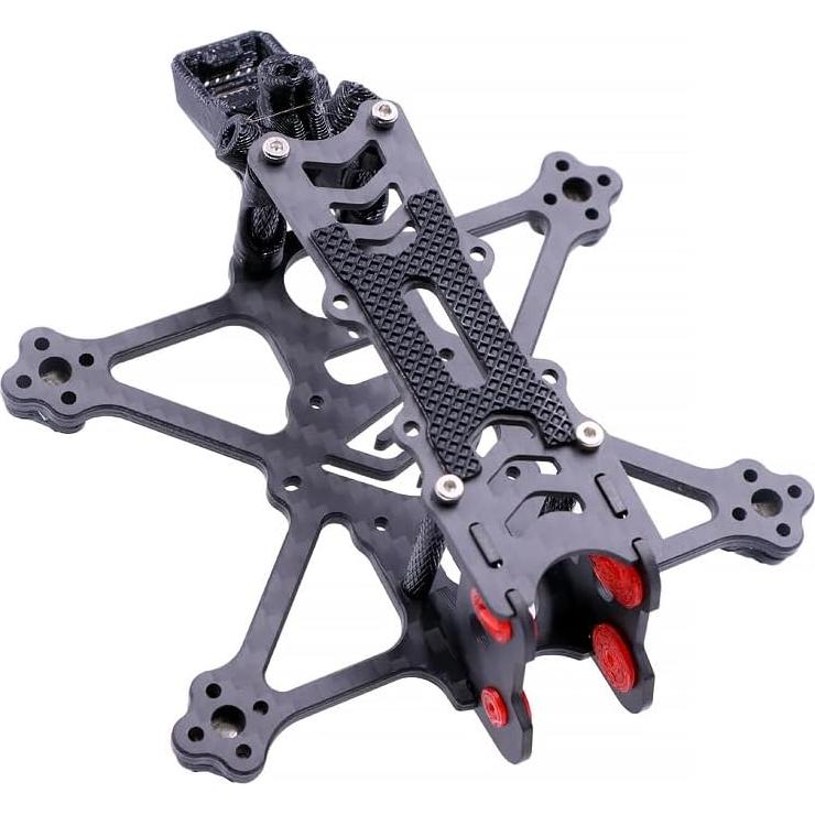 Marco Cuadricóptero Usmile Fi-100-O4 Fibra Carbono 98mm