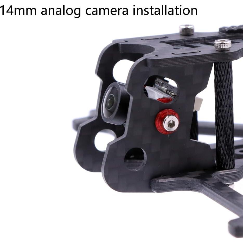 Marco Cuadricóptero Usmile Fi-100-O4 Fibra Carbono 98mm