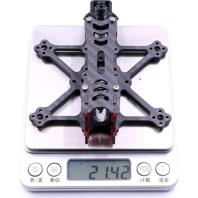 Marco Cuadricóptero Usmile Fi-100-O4 Fibra Carbono 98mm