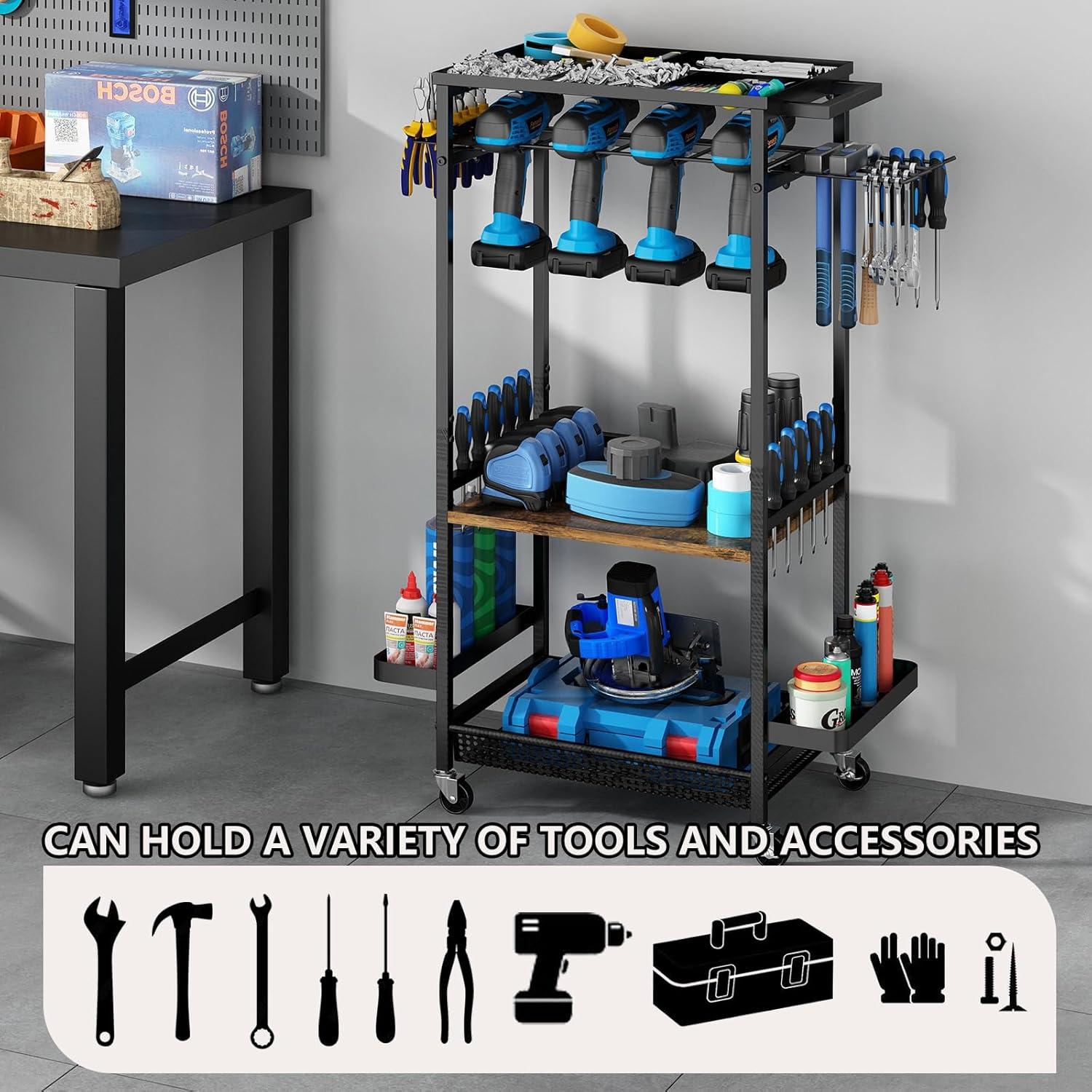 Carro Organizador de Herramientas GILLAS con Ruedas 6.57kg