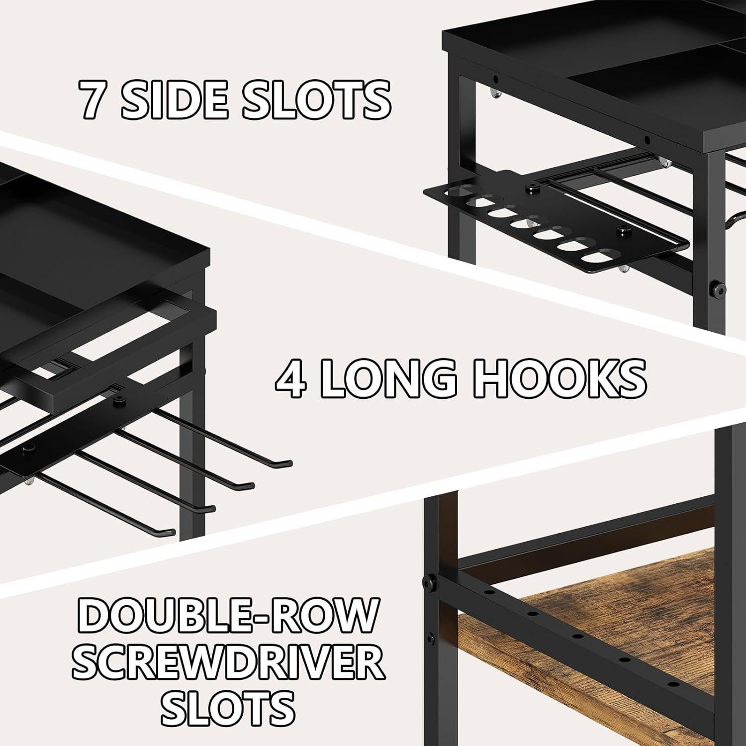 Carro Organizador de Herramientas GILLAS con Ruedas 6.57kg