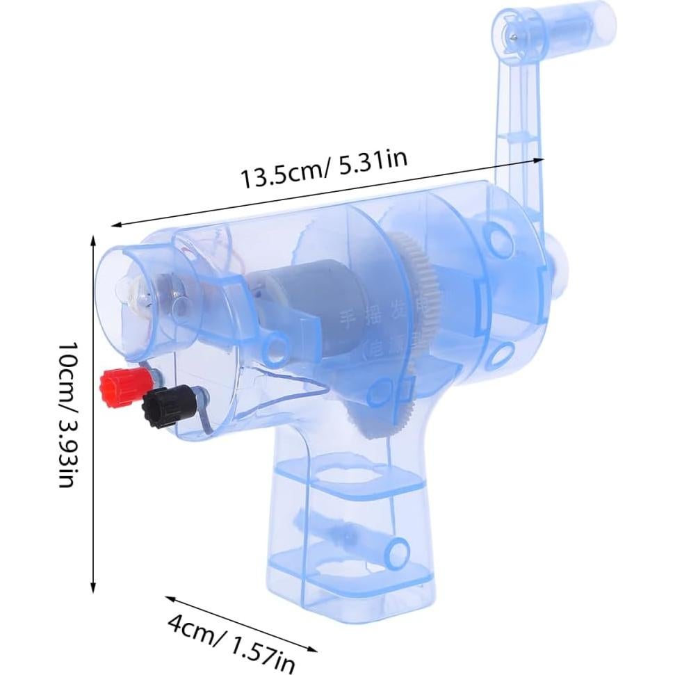 Generador Manual Portátil GANAZONO 5pcs 0.6W Azul
