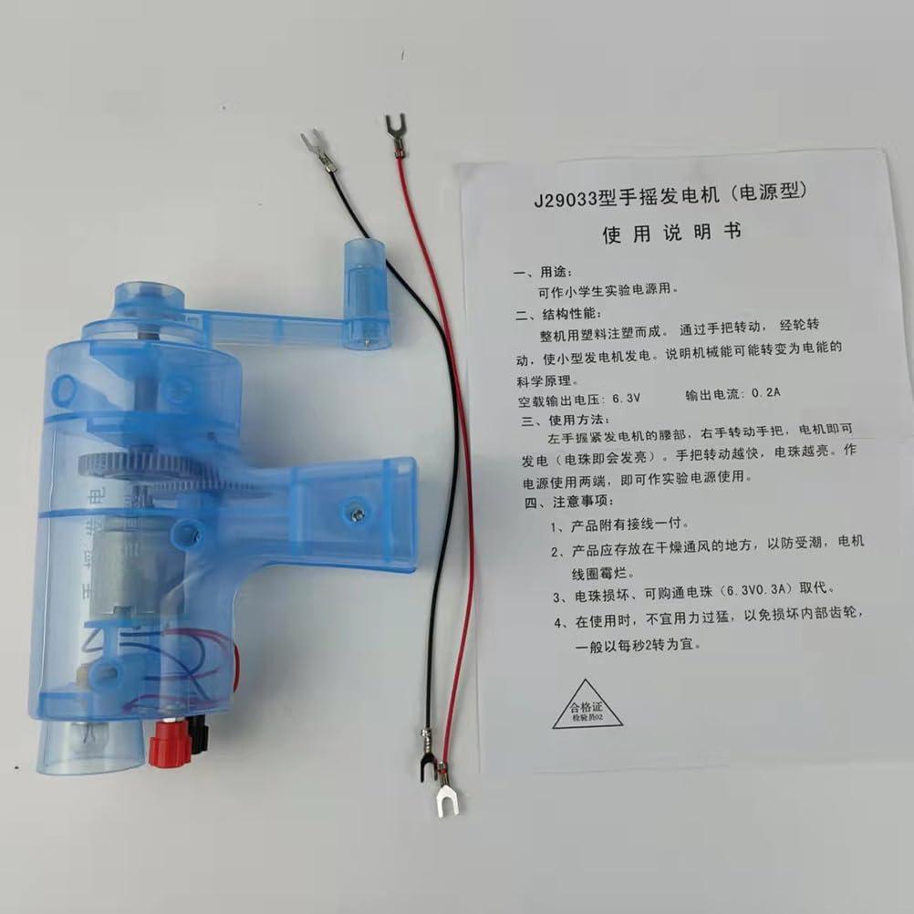 Generador Manual Portátil GANAZONO 5pcs 0.6W Azul