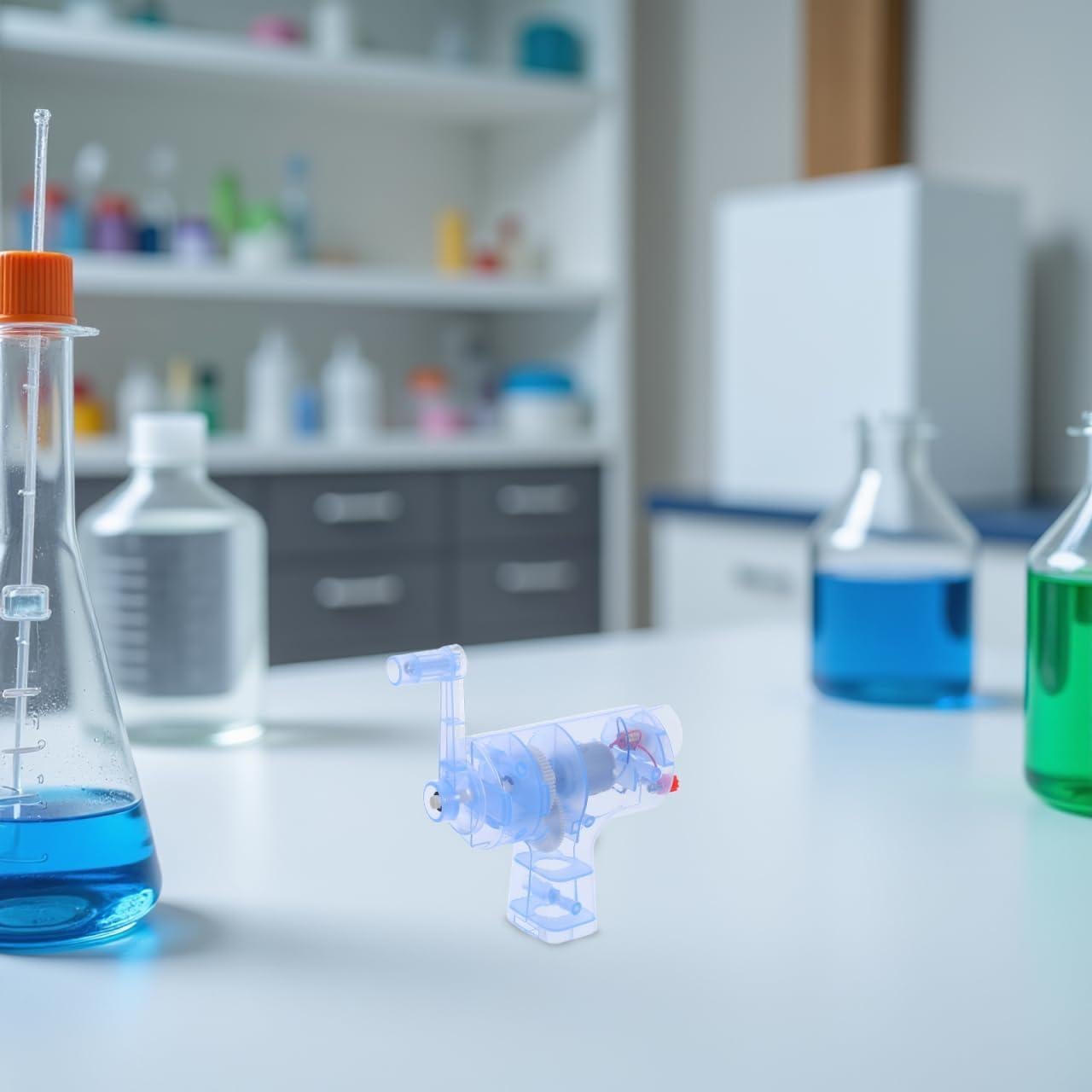 Generador Manual Portátil GANAZONO 5pcs 0.6W Azul