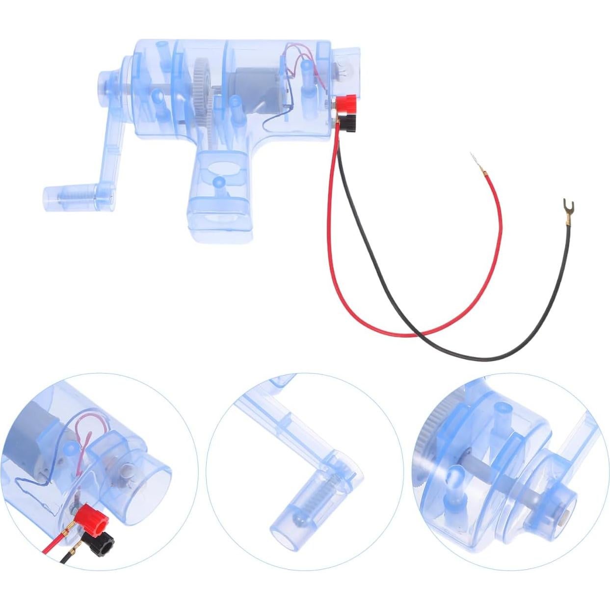 Generador Manual Portátil GANAZONO 5pcs 0.6W Azul