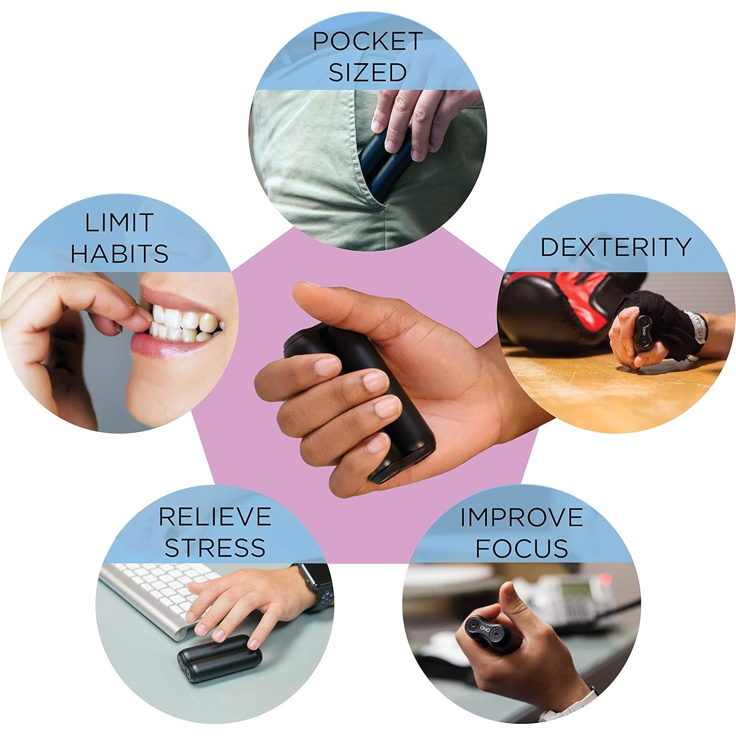 ONO Roller Jr - Juguete Antiestrés Compacto Naranja