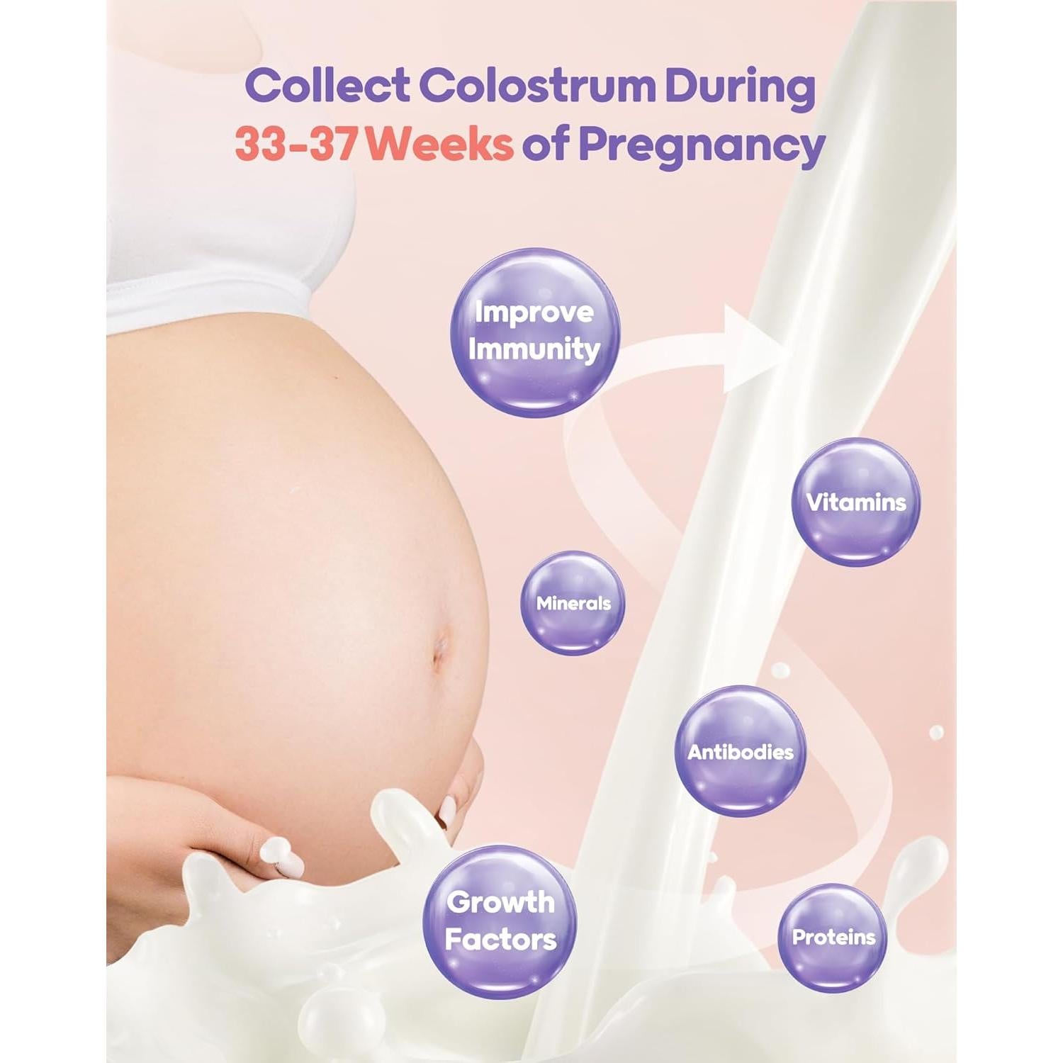 Kit Recolector de Calostro Nuliie 7ml 6 Piezas Reutilizable