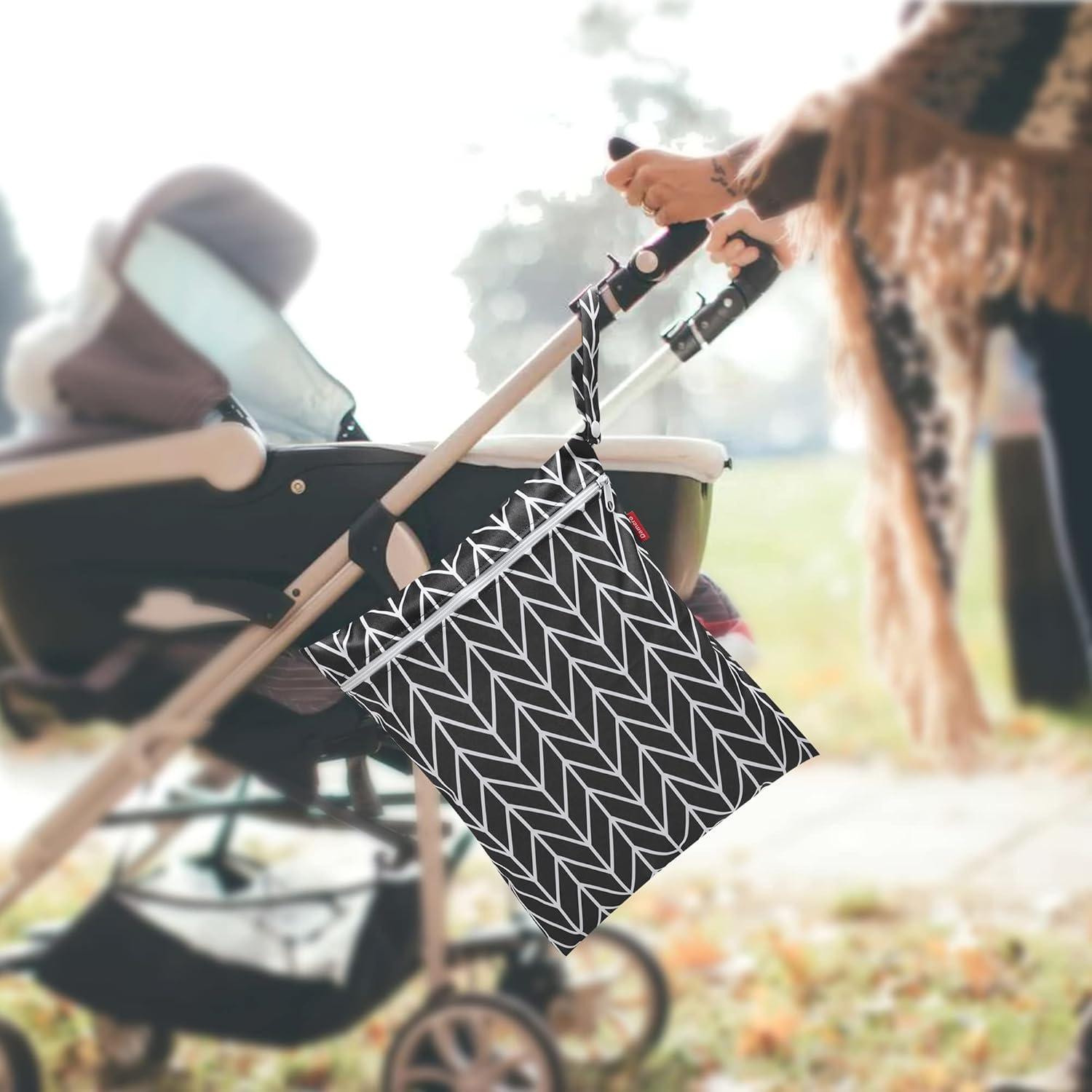 Bolsa Extractor de Leche Damero con Alfombrilla Impermeable