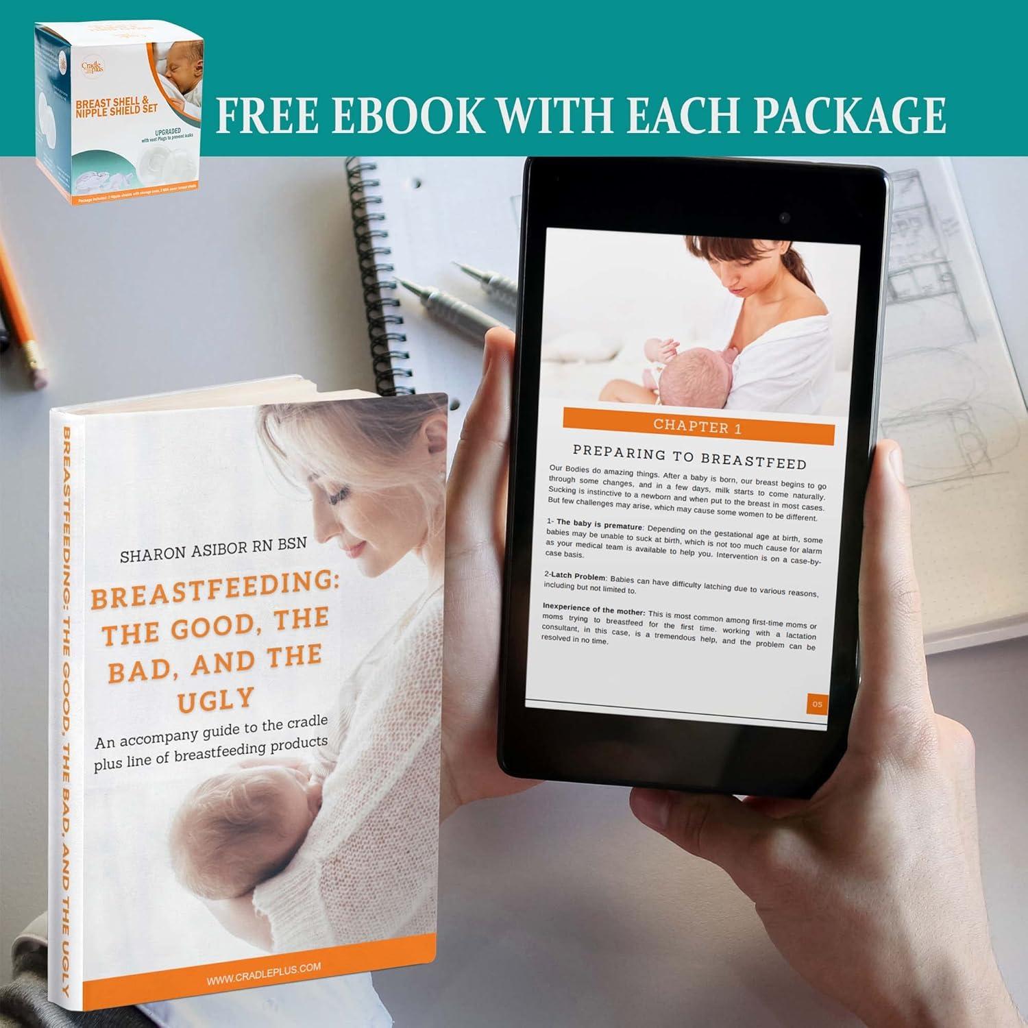 Set de Lactancia Cradle Plus: Protectores de Pezones y Recolector de Leche