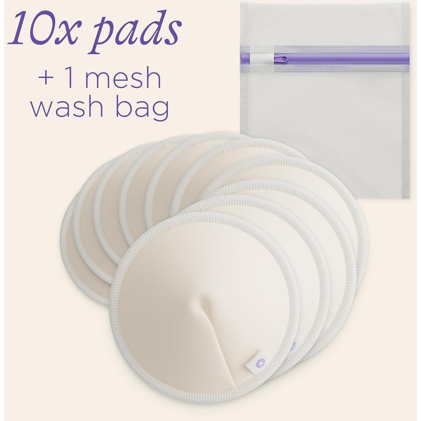 Almohadillas de Lactancia Lavables Lansinoh - 10 Unidades