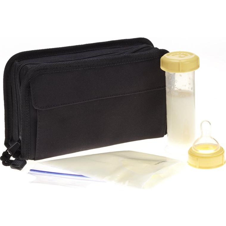 Enfriador de Leche Materna FlexiFreeze Negro 16 Cubos Reutilizables