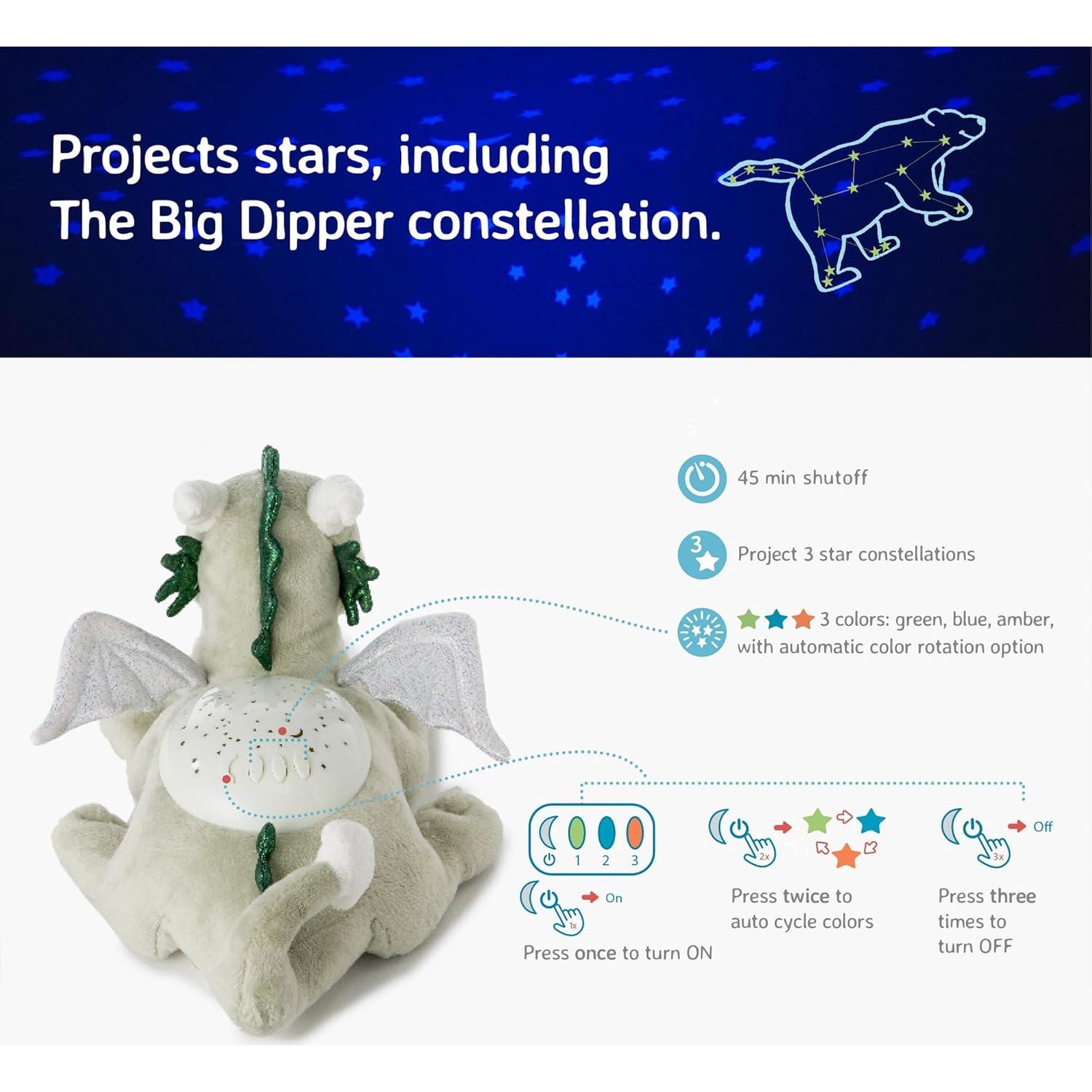 Luz Nocturna Dragón Cloud B Twilight Buddies Proyector Estrellas