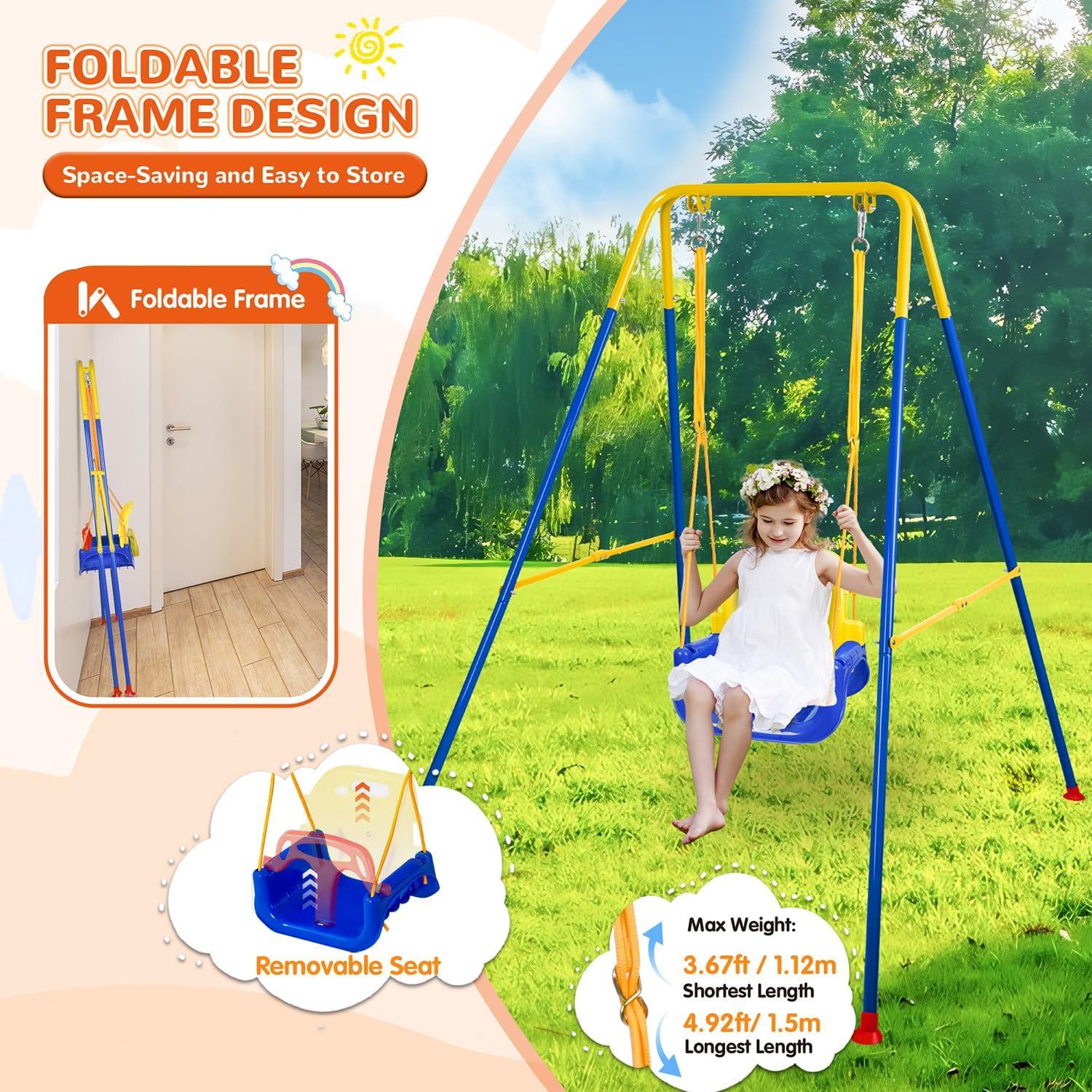 Columpio 3 en 1 Bighaki808 para Bebés y Niños hasta 90 kg