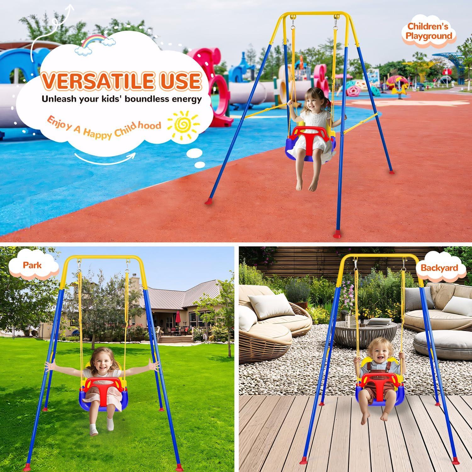 Columpio 3 en 1 Bighaki808 para Bebés y Niños hasta 90 kg