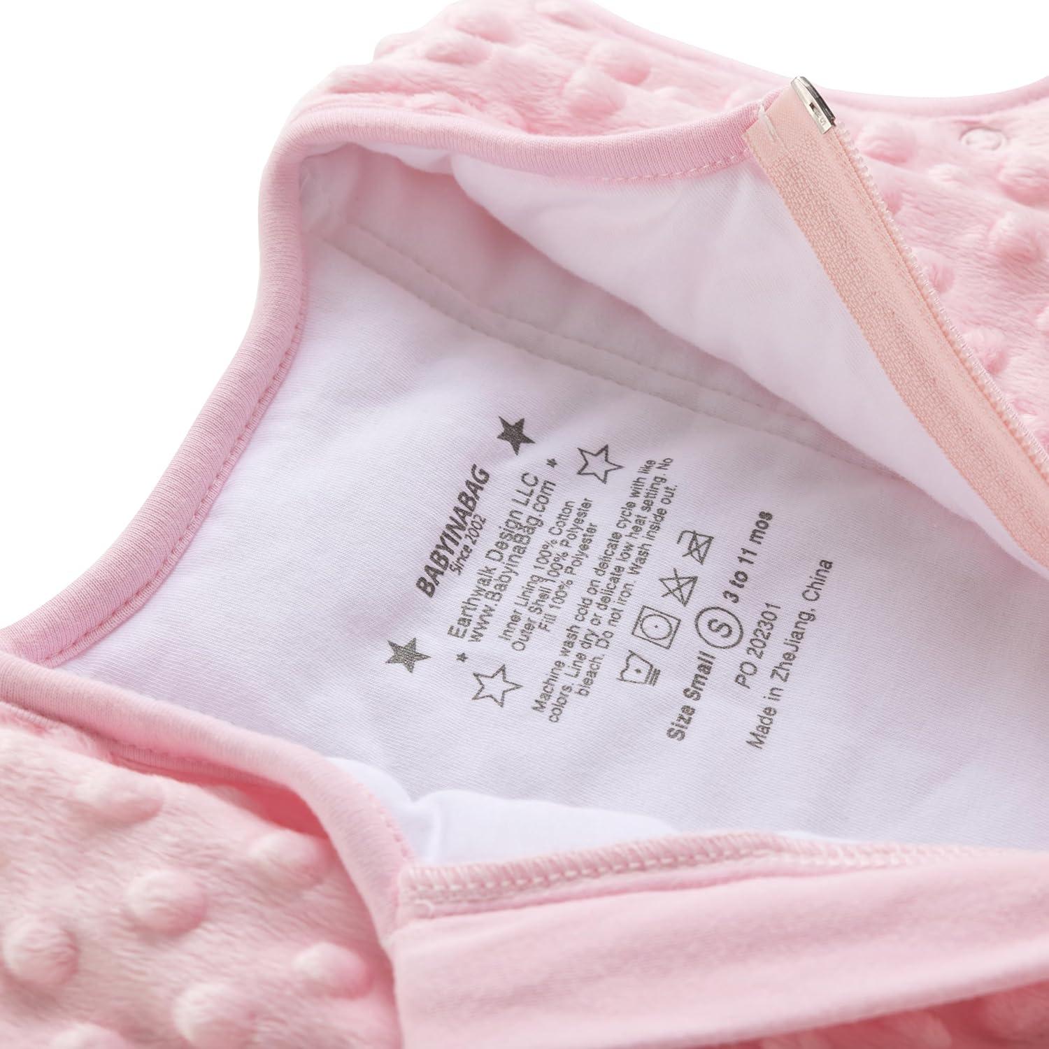 Saco de Dormir para Bebés Baby in a Bag 2.5 Tog Invierno Rosa