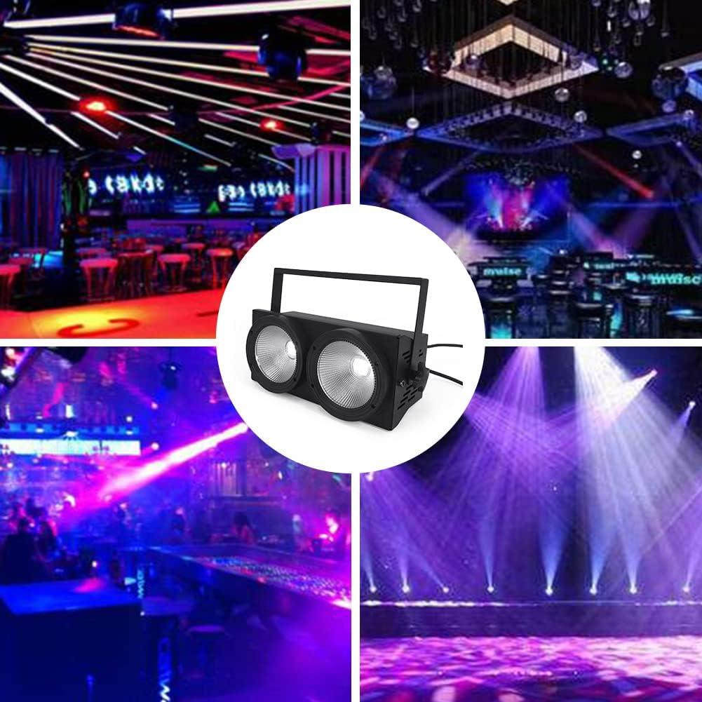 Luces Par COB DJXFLI 2x100W RGBWAuv 6 en 1 para eventos