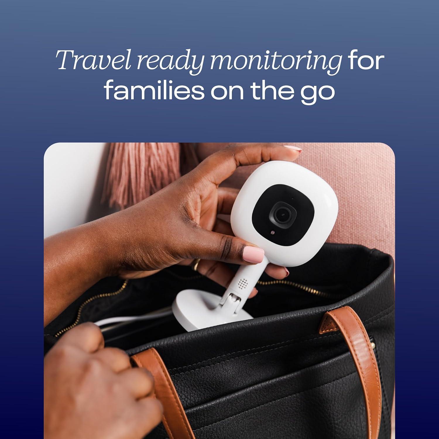 Monitor para Bebés Nanit Pro con Soporte Flexible y Video HD 1080p