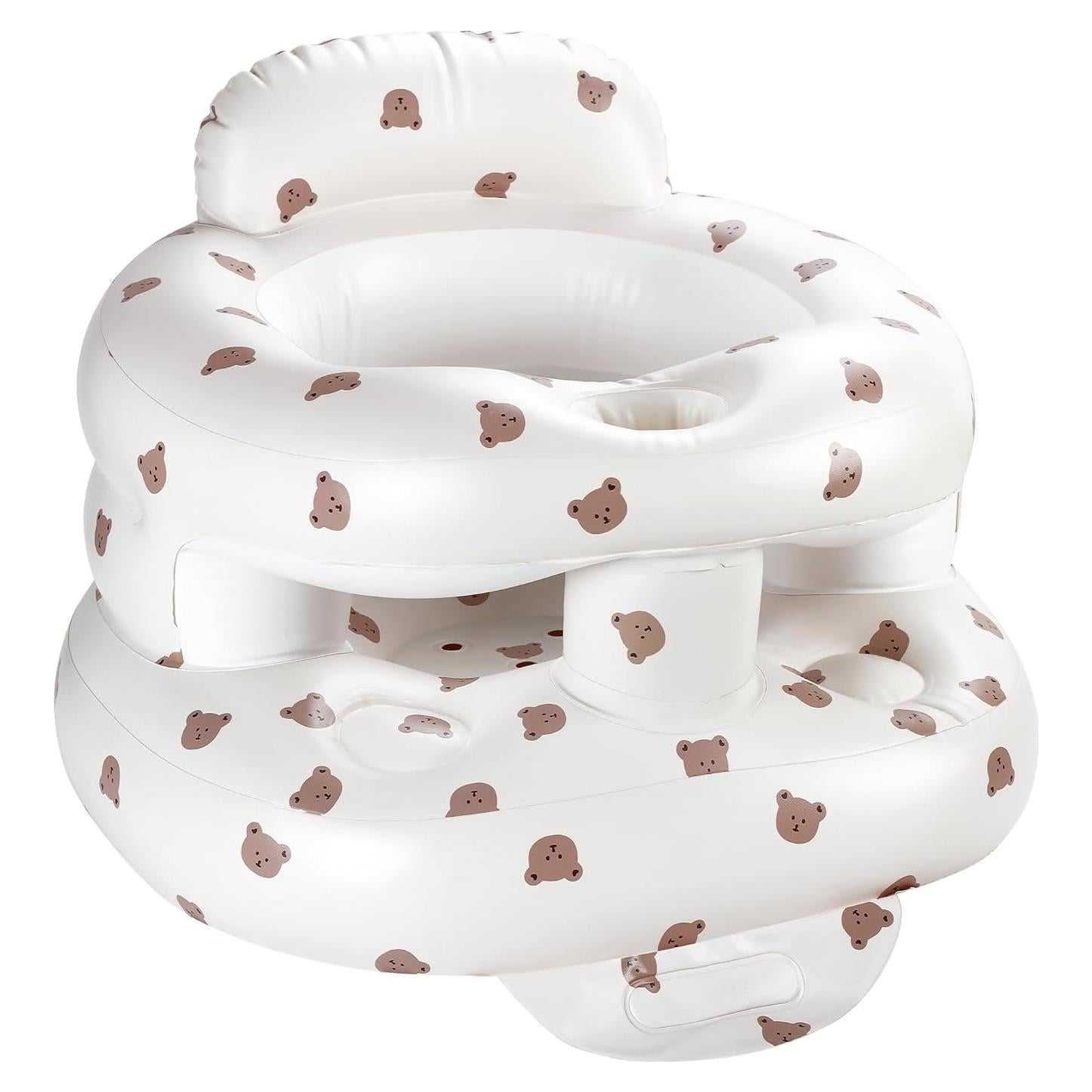 Asiento Inflable para Bebés Oso-Rail con Soporte Ergonómico