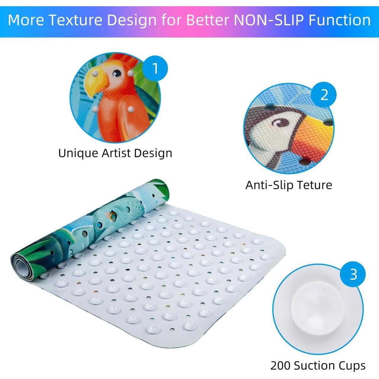 Alfombrilla de Baño Antideslizante REETUAL Selva 68.6x68.6 cm