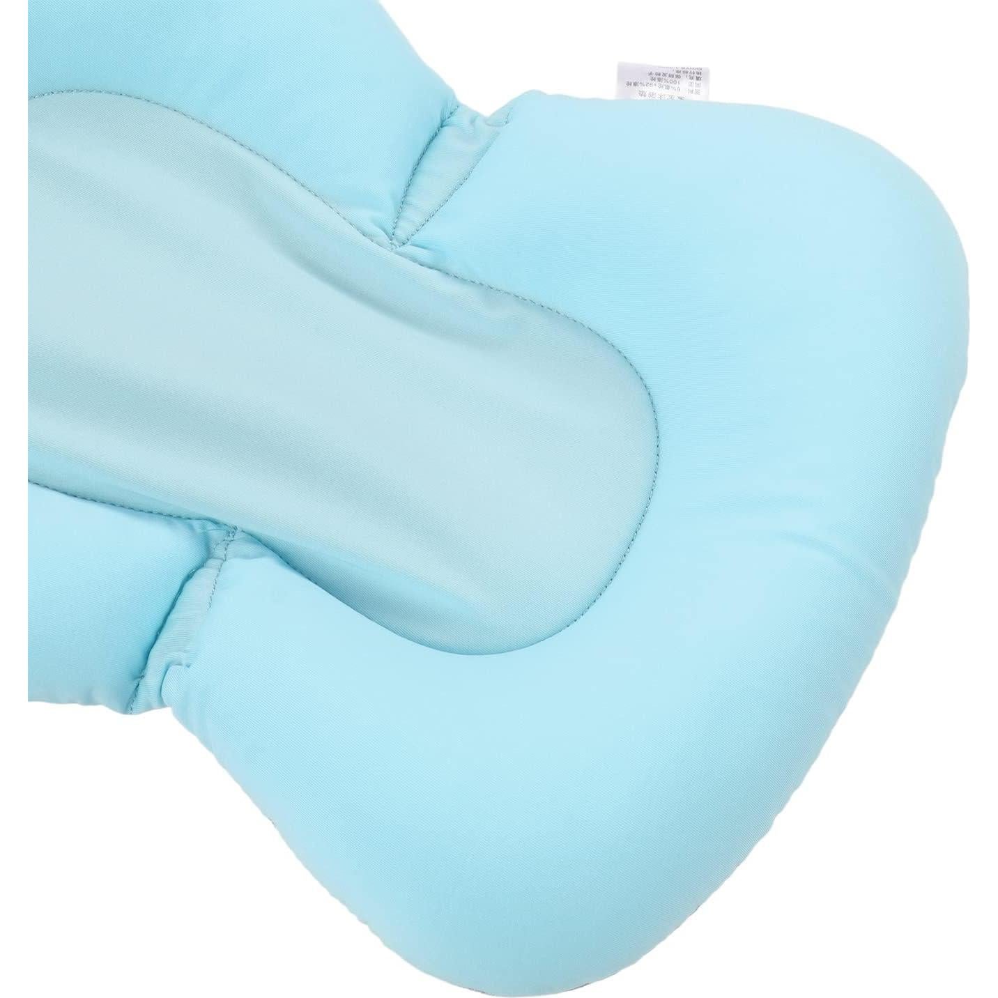 Cojín de Baño para Bebés Oso Azul - Soporte Flotante Seguro