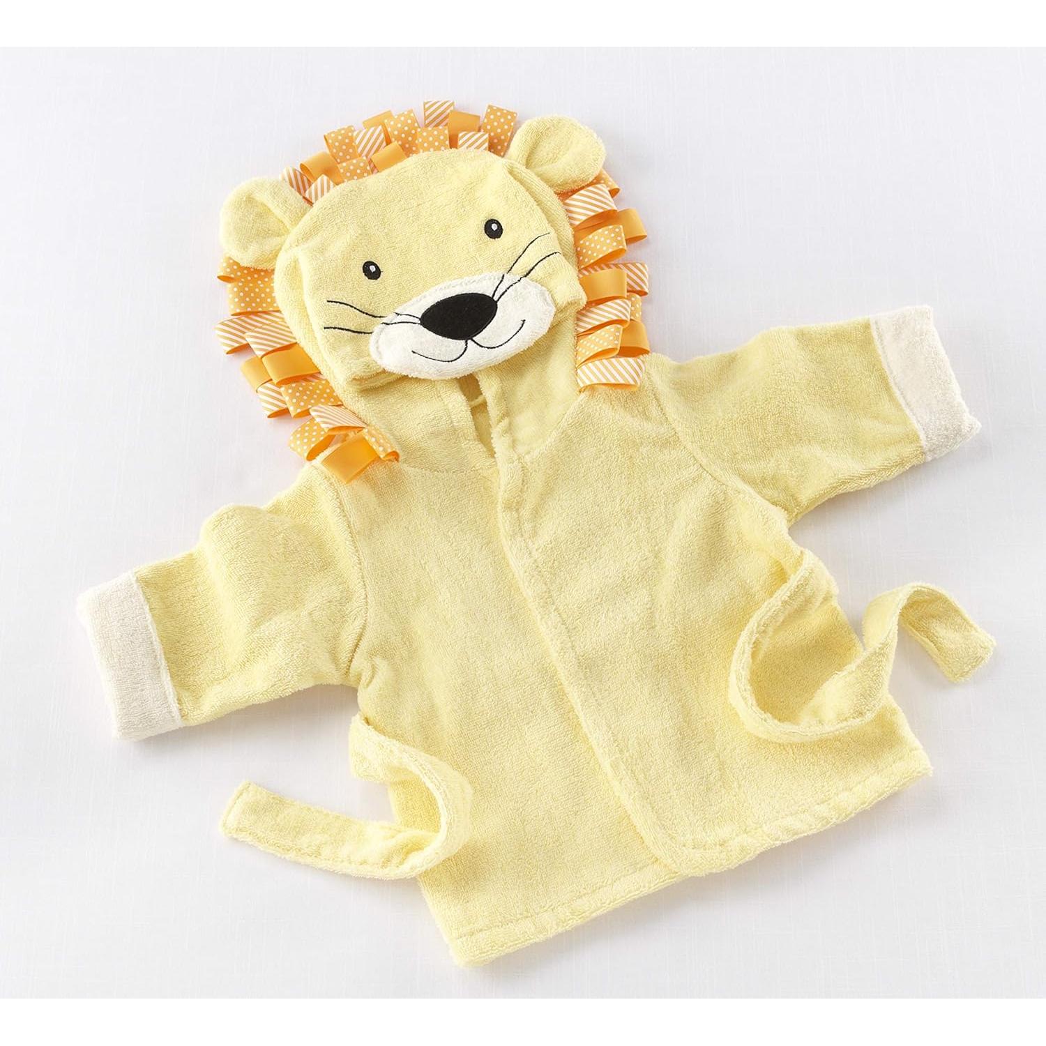 Bata de Baño con Capucha León Baby Aspen 0-9 Meses