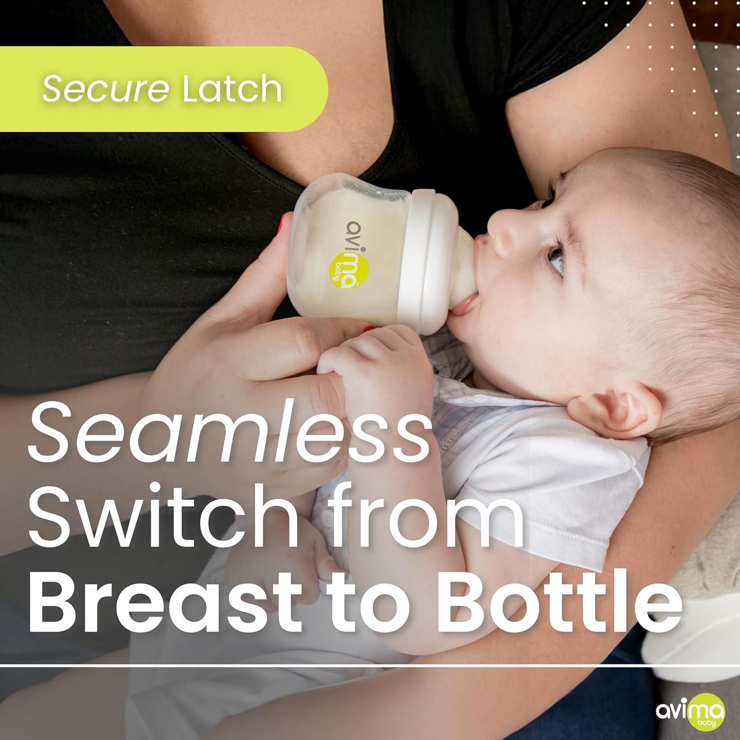 Set de 8 Botellas Anticólicos Avima 4 oz con Tetinas Estándar