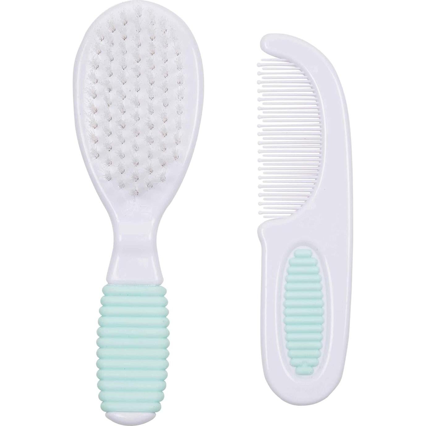 Juego de Cepillo y Peine Nuby para Bebé, Cerdas Suaves