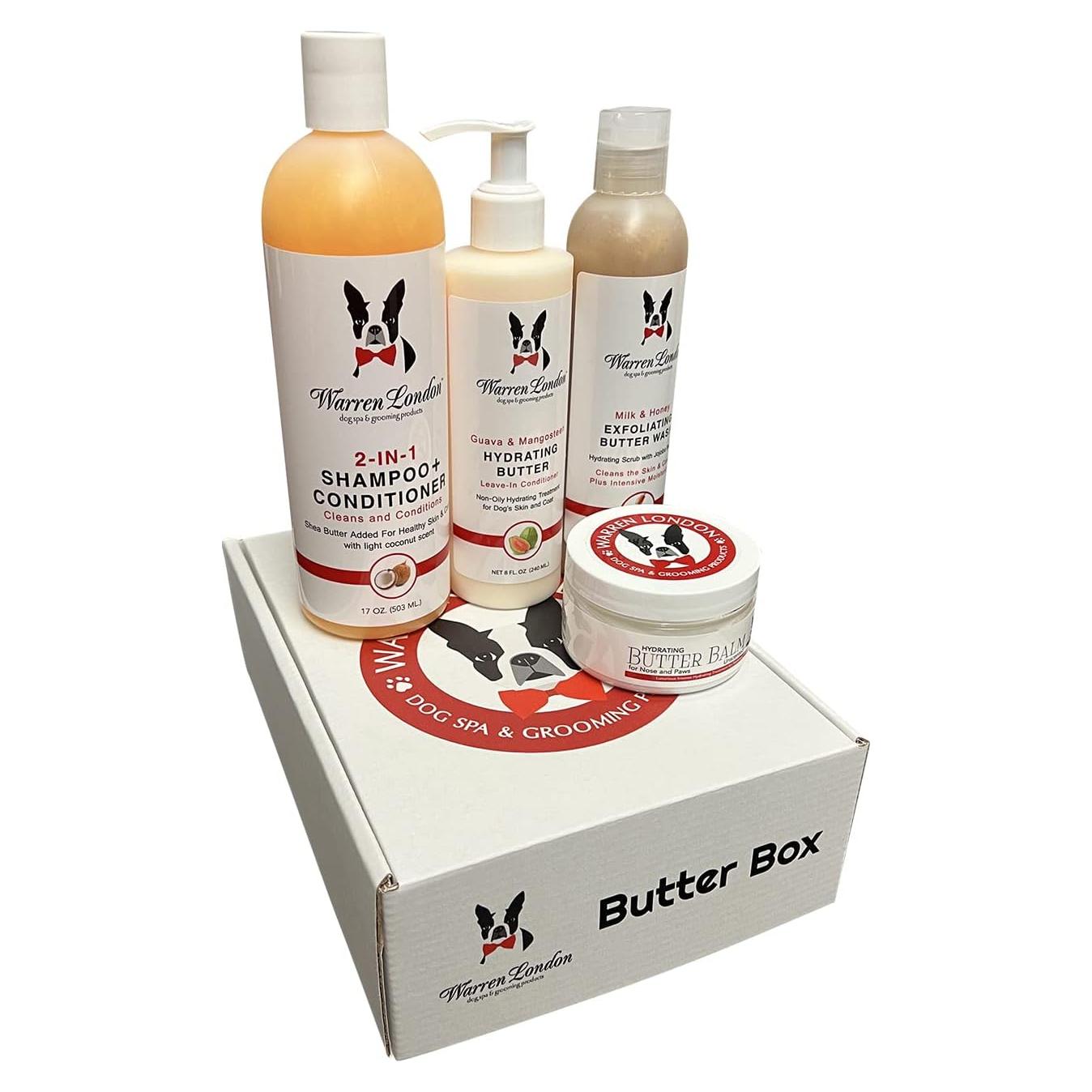 Caja de Regalo de Spa para Perros Warren London - 4 Productos