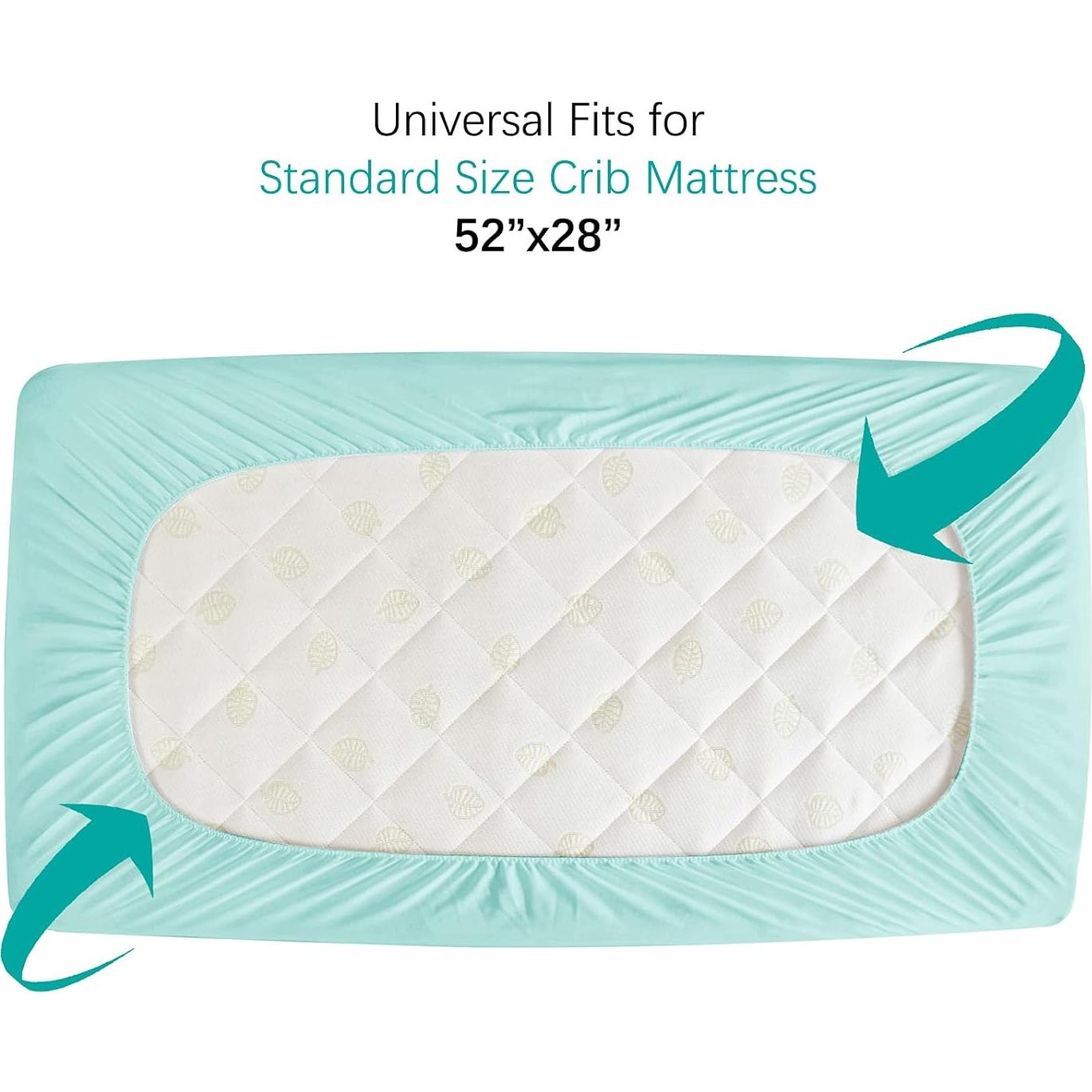 Sábanas Protectoras de Colchón de Cuna Biloban 132x71 cm 2 Pzas