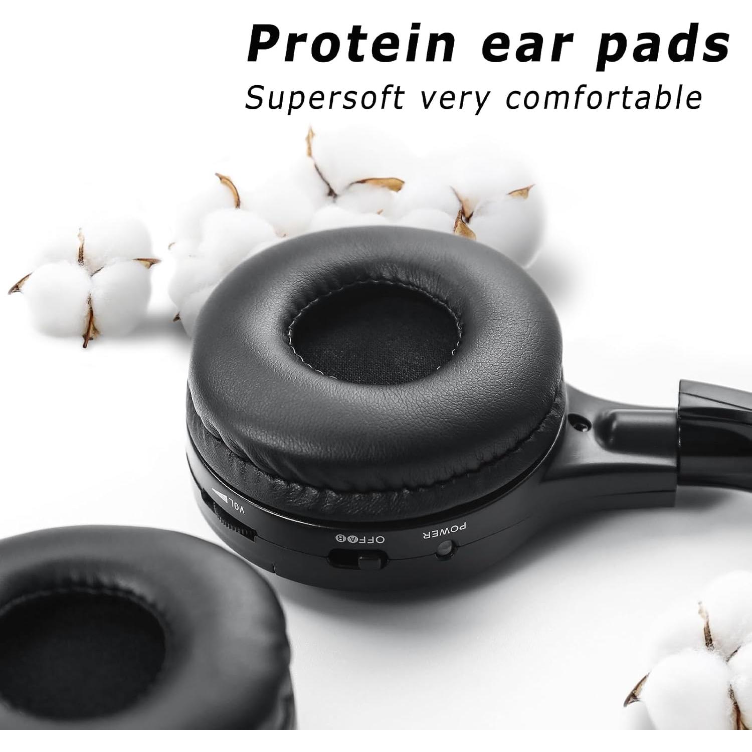 Auriculares Inalámbricos IR KOBANOICA para DVD de Coche - Paquete de 3