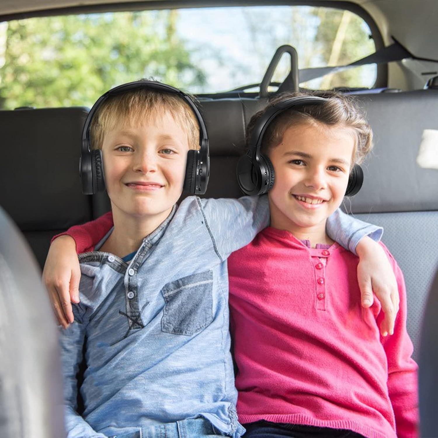 Auriculares Inalámbricos IR KOBANOICA para DVD de Coche - Paquete de 3