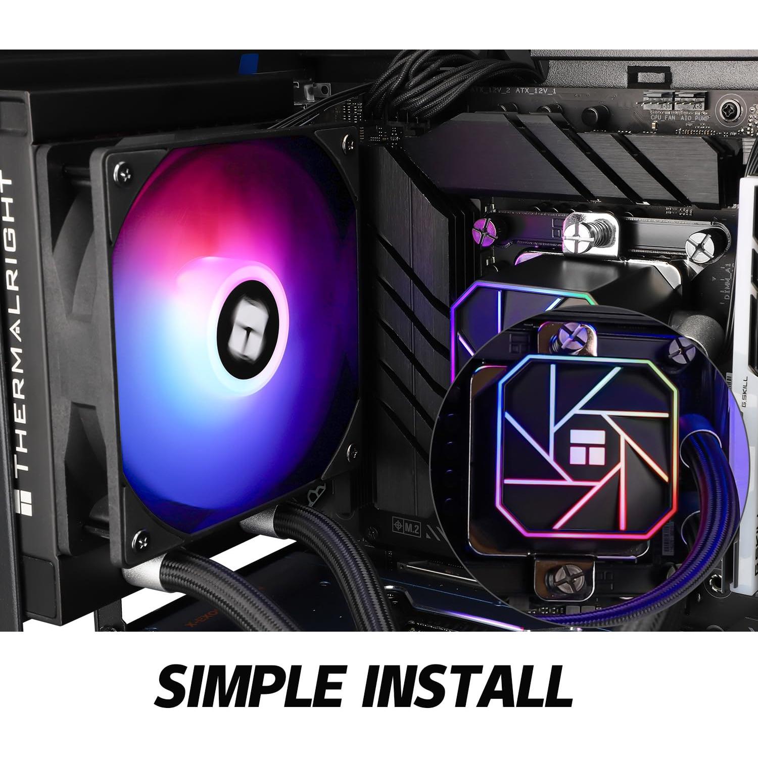 Enfriador de CPU Líquido AIO Aqua Elite 120 V3 - THERMALRIGHT