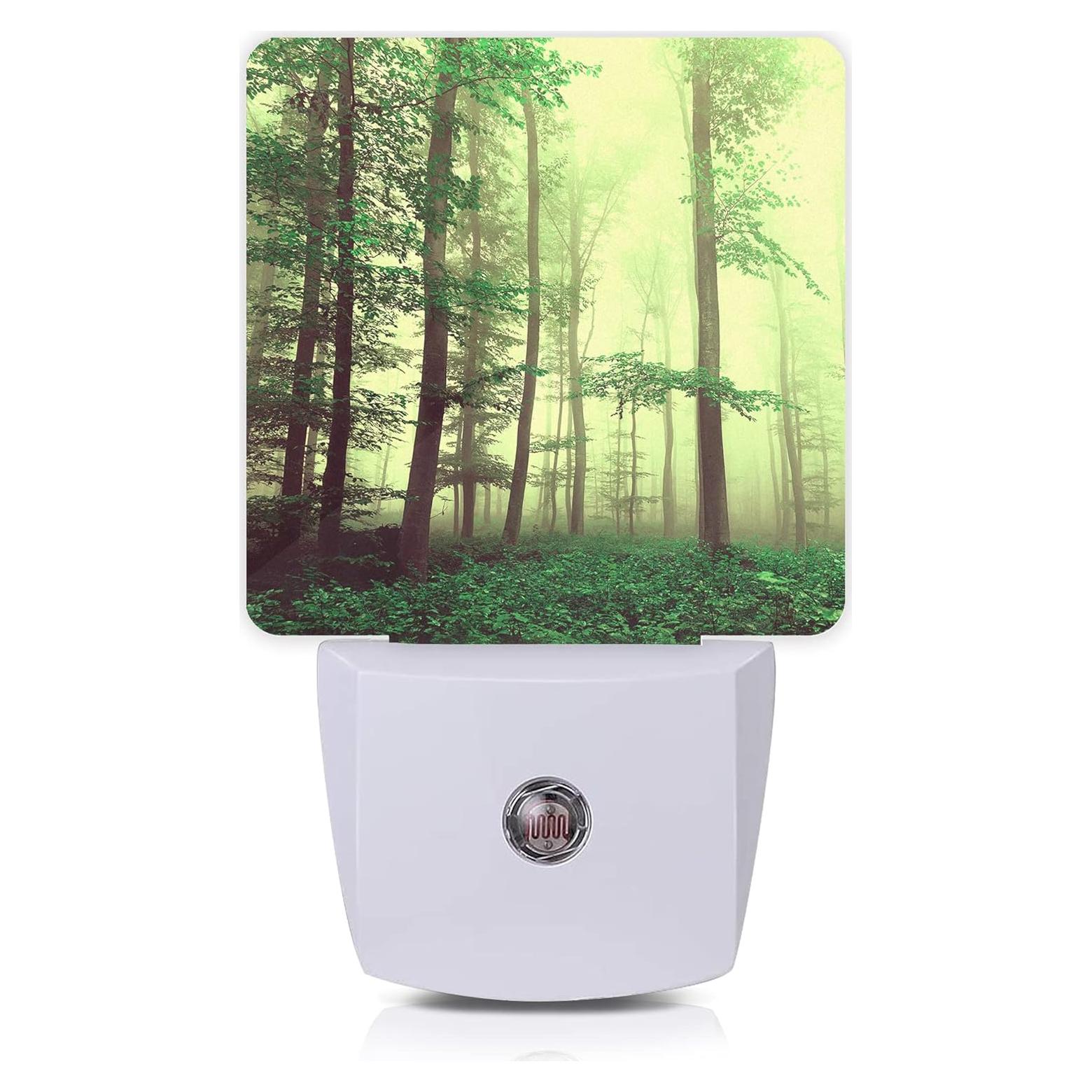 Luz Nocturna LED Oeaskly Bosque Brumoso 0.5W con Sensor