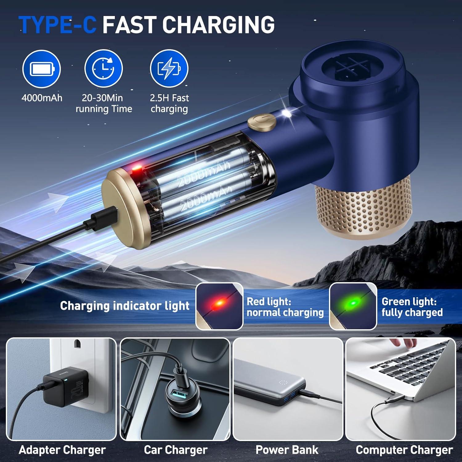 Aspiradora de Coche Portátil Sweetone LT-135CT 15000 Pa