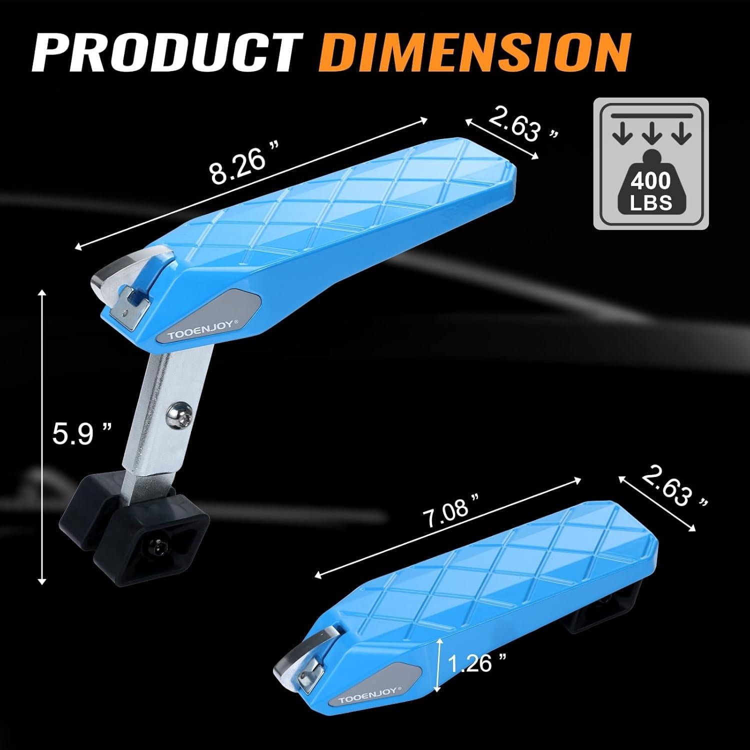 Escalón Plegable para Puerta de Coche Tooenjoy Aluminio 181kg