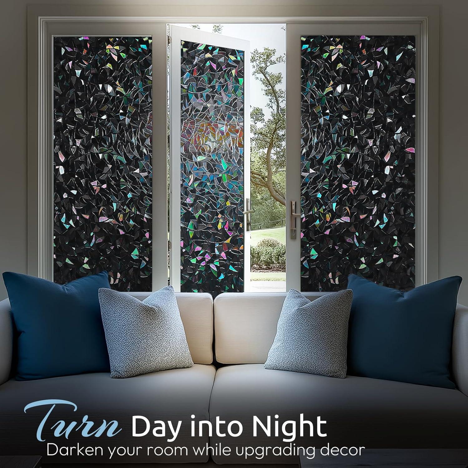 Película de Privacidad para Ventanas rabbitgoo 30x200cm Negra