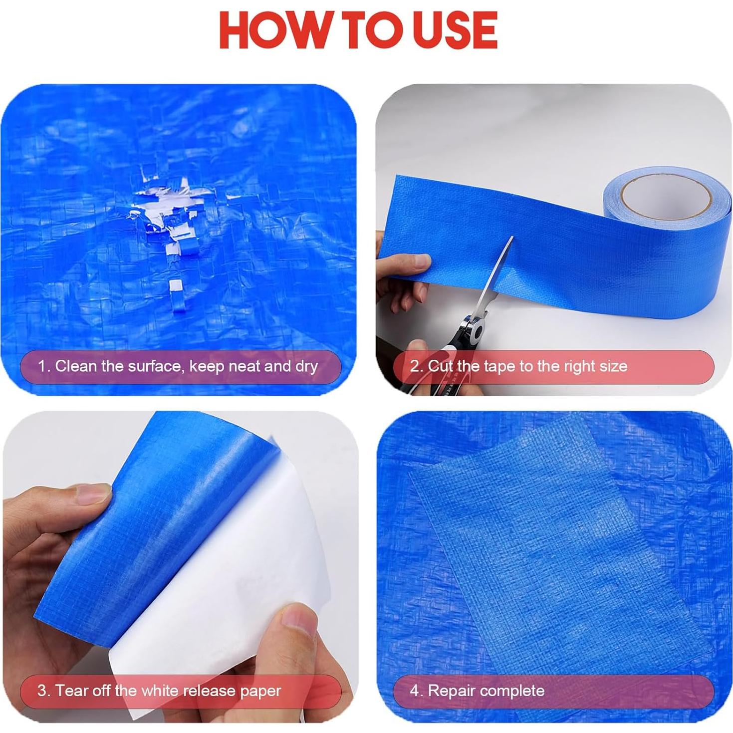 Cinta de Reparación Impermeable Autrends 10 cm x 9.75 m