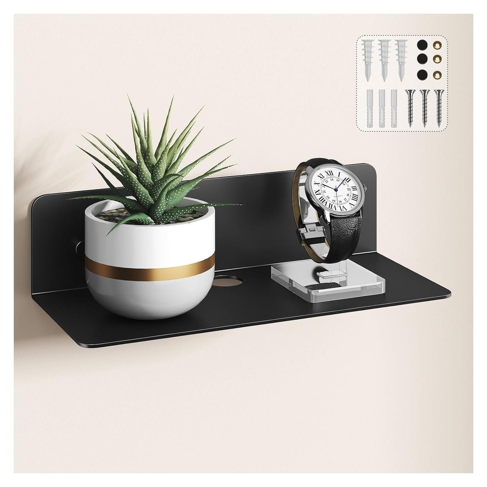 Estante Flotante Dr.DJ BL1 22.86x9.4cm Negro para Pared