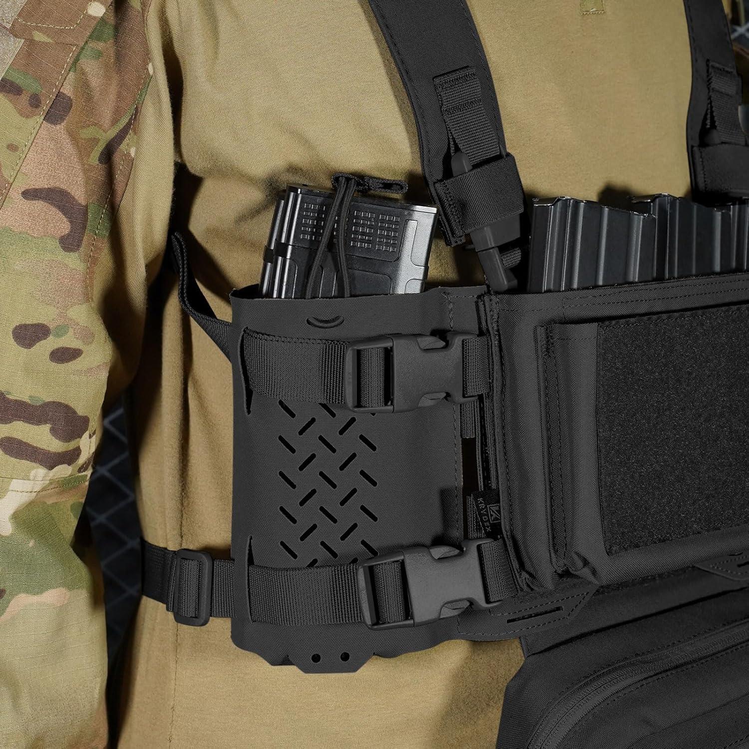 Portacargadores Táctico Tactical Cronex VA-TC64326 con Pouch Radio