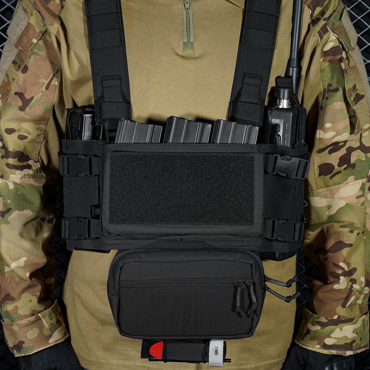 Portacargadores Táctico Tactical Cronex VA-TC64326 con Pouch Radio