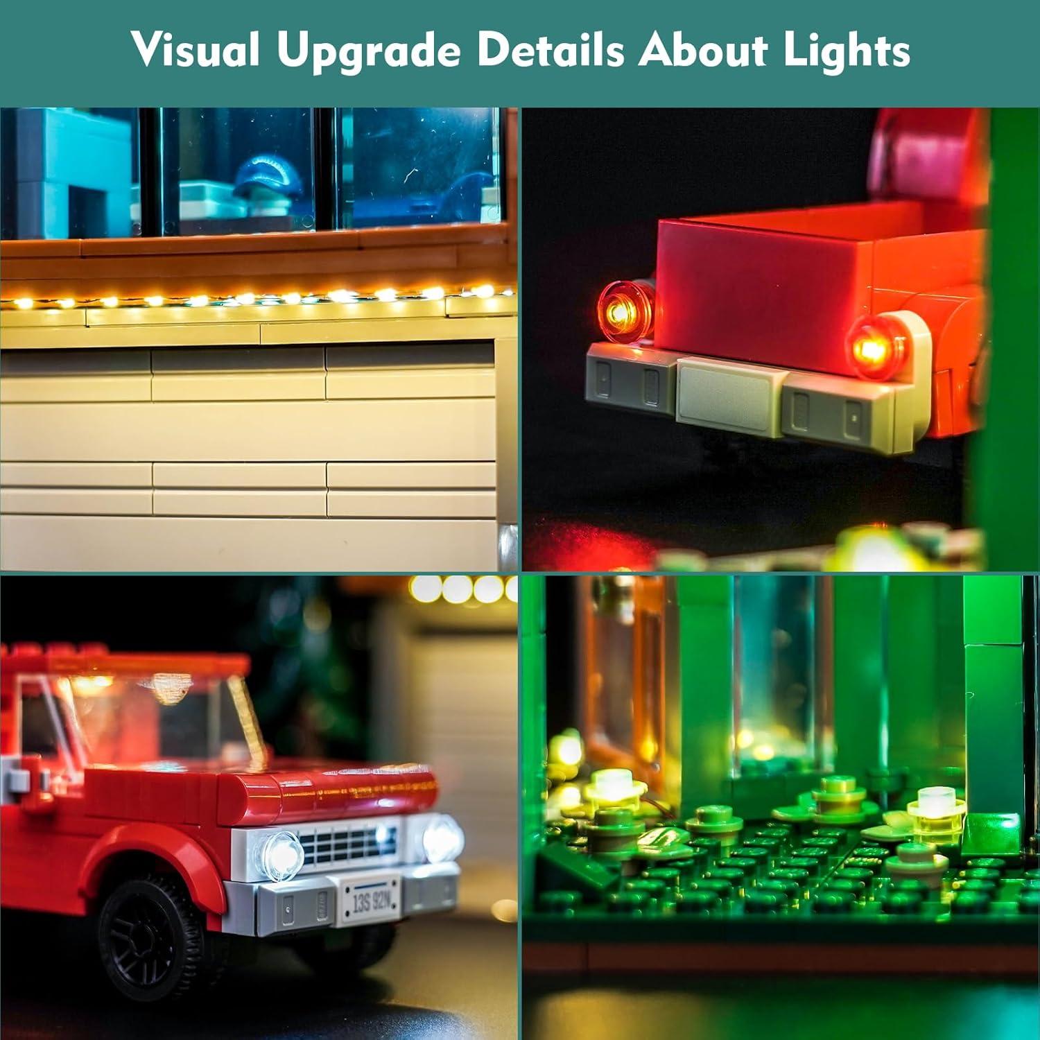 Kit de Luz LED LocoLee para LEGO Casa Cullen 21354