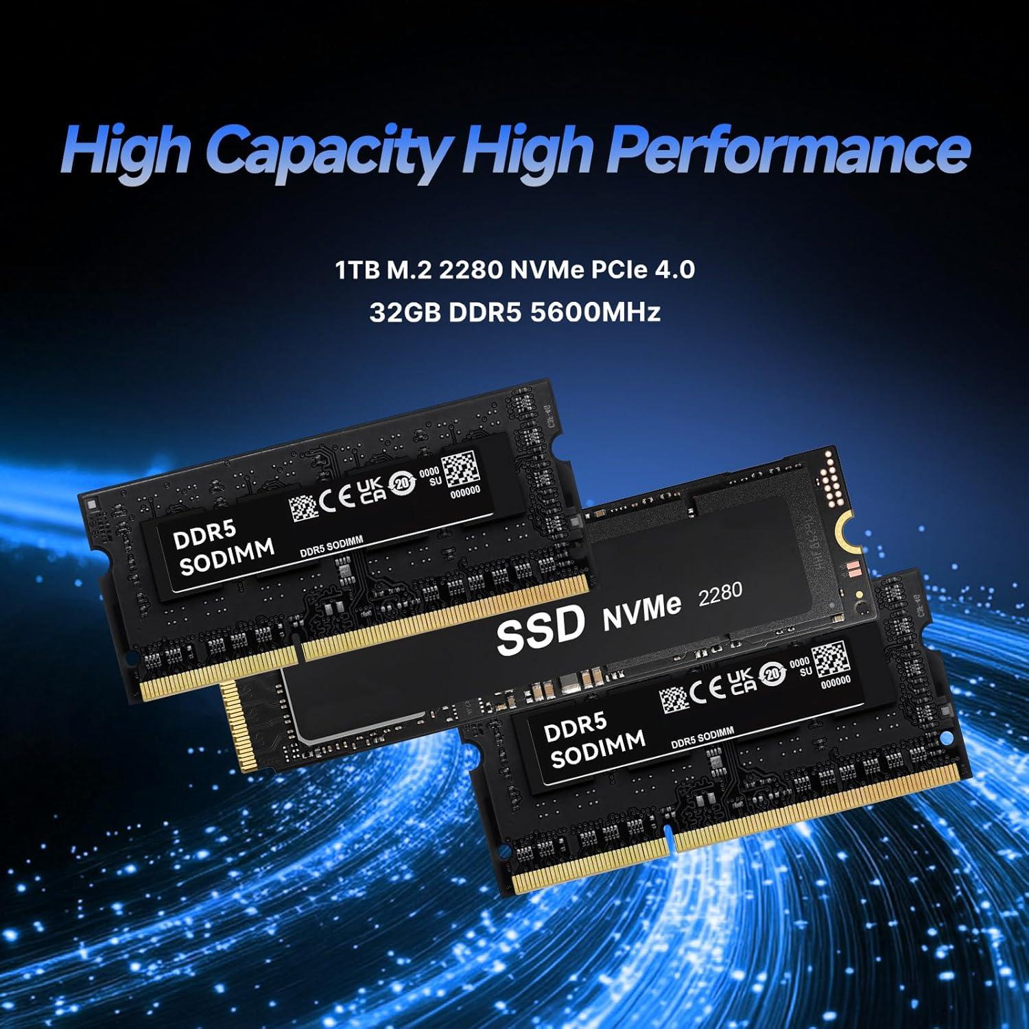 Mini PC de Juegos Reatan Alloy-X Ryzen 7 7840HS 32GB 1TB