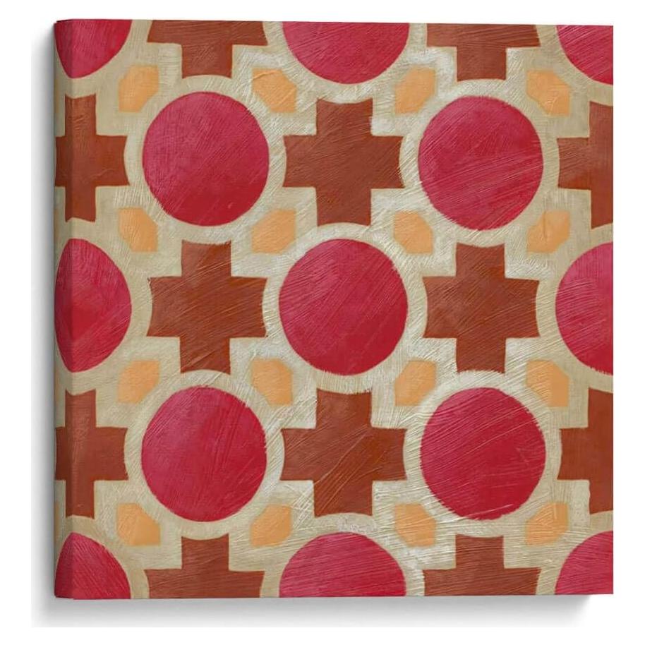 Lienzo Decorativo Canvas Lab Simetría Brillante IV 20x20 cm