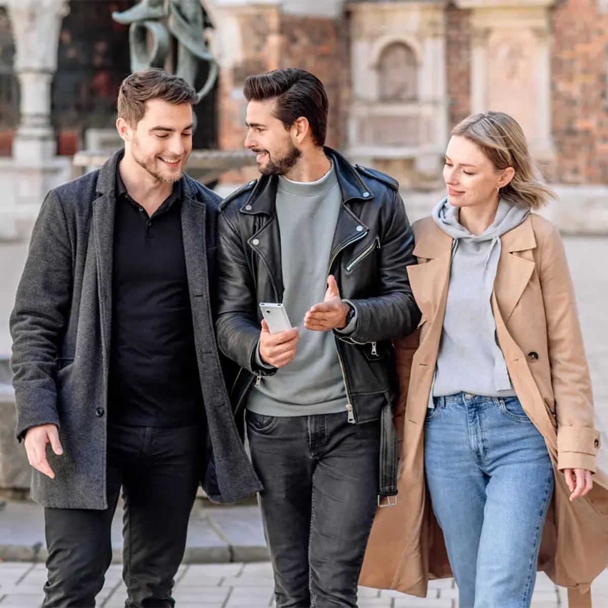 Traductor de Voz Vasco V4 - Conectividad de por Vida - Ónix Negro