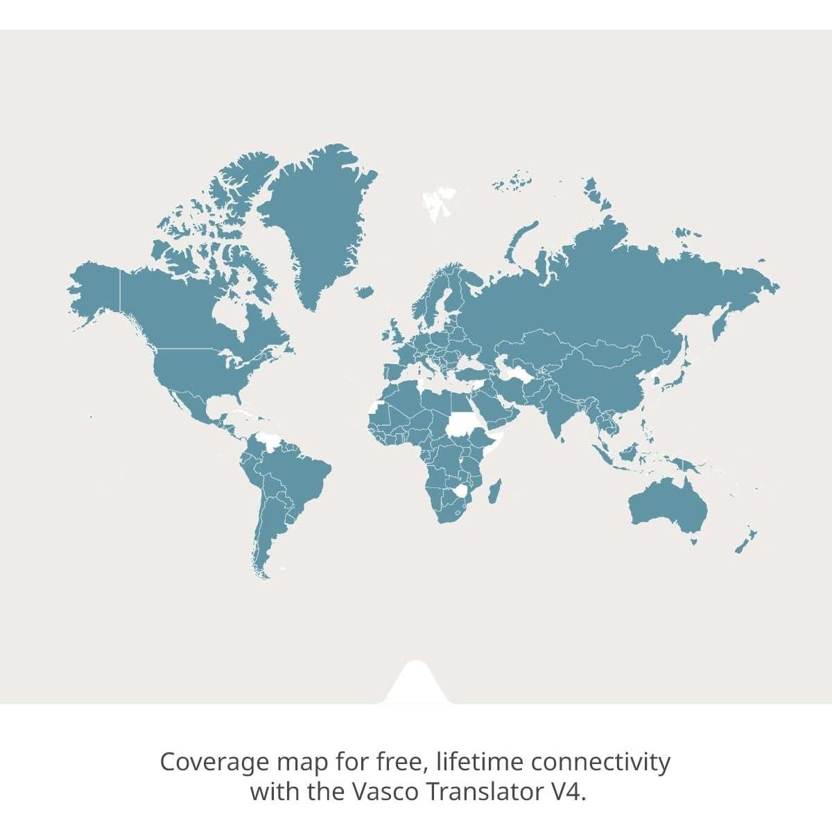 Traductor de Voz Vasco V4 - Conectividad de por Vida - Ónix Negro