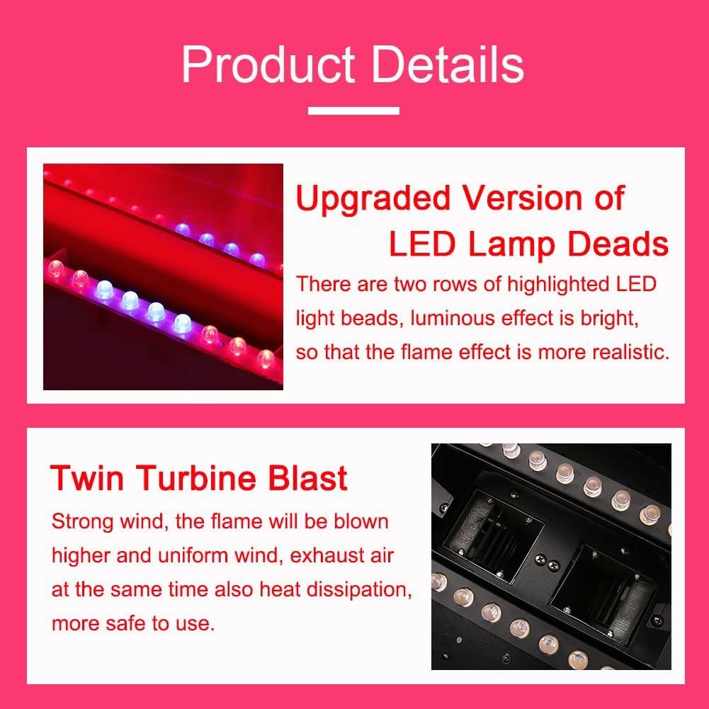 Lámpara de Efecto Llama Falsa LED FENROSLY 1.8m para Eventos